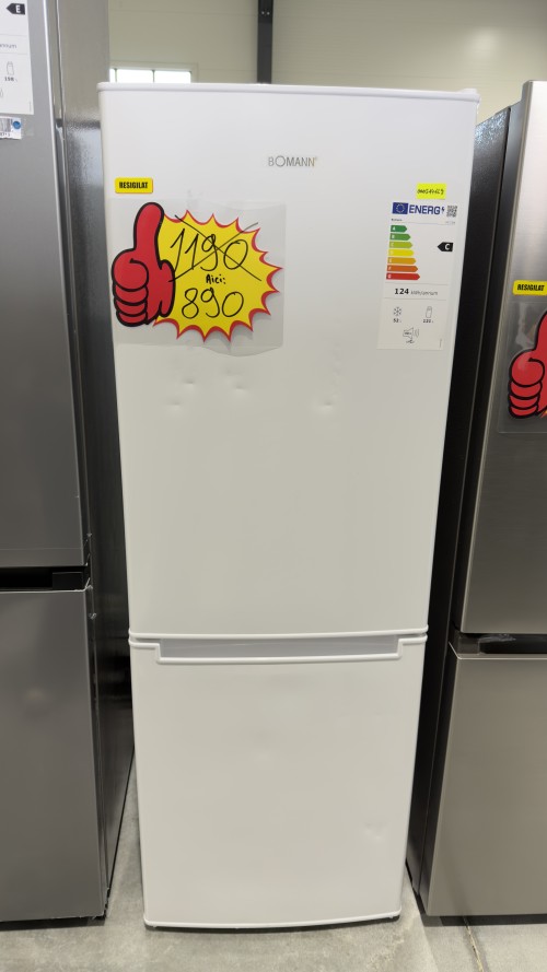 Bomann 173L, KG 7359 – Combină frigorifică Clasa C, 142.5 cm, import Germania 🇩🇪