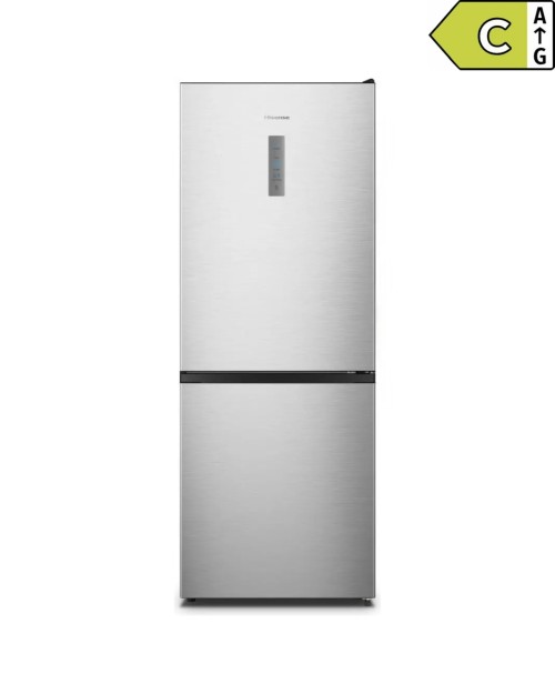 Hisense 304L, RB390N4BCC – Combină frigorifică Clasa C, Total No Frost, inox, import Germania 🇩🇪