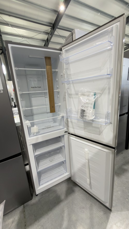 Hisense 304L, RB390N4BCC – Combină frigorifică Clasa C, Total No Frost, inox, import Germania 🇩🇪