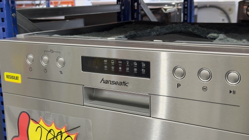Hanseatic 13 seturi, HGU6082C1317709DI – mașină de spălat vase incorporabilă Clasa C, Auto Program, import Germania 🇩🇪