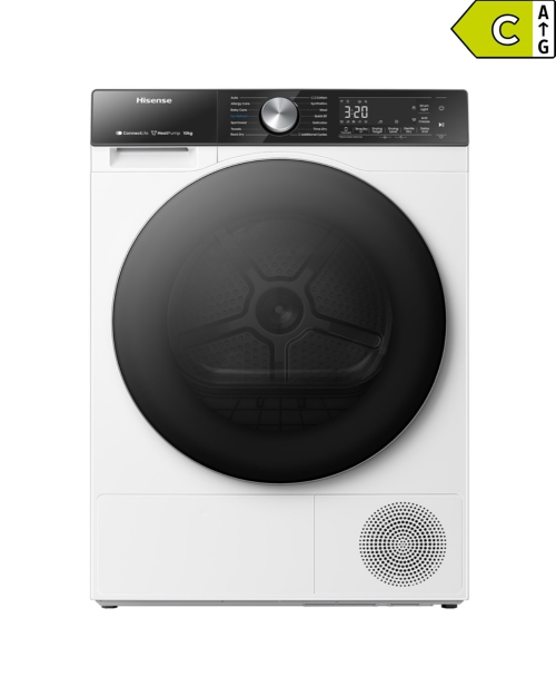 Hisense 10 kg, DH5S102BW, Uscător rufe Clasa C, pompă de căldură, import  Polonia 🇵🇱