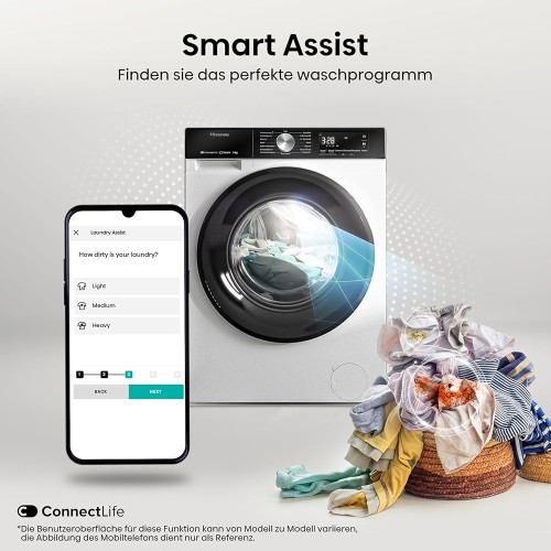Hisense 8 kg, WF3S8045BW3, Mașină de spălat rufe Clasa A, AutoDosing, Steam Wash, import Polonia 🇵🇱