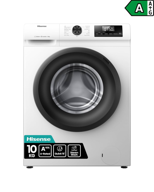 Hisense 10 kg, WF1Q1041BW, Mașină de spălat Clasa A, Steam Wash, import Germania 🇩🇪