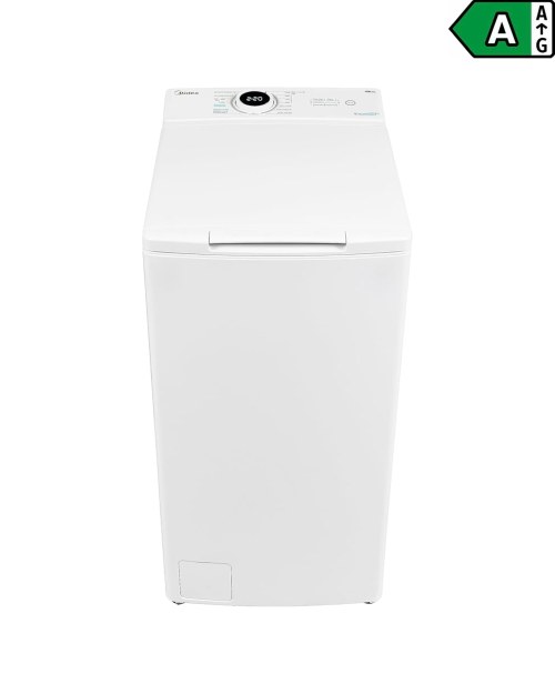 Midea 8 kg, MF10ET80B, Mașină de spălat verticală Clasa A, HealthGuard, import Germania 🇩🇪