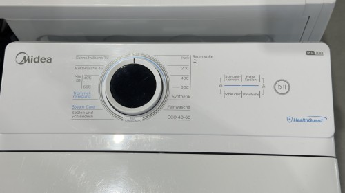 Midea 8 kg, MF10ET80B, Mașină de spălat verticală Clasa A, HealthGuard, import Germania 🇩🇪