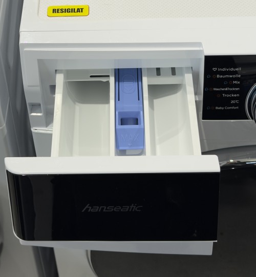 Hanseatic 8 kg / 6 kg, HWDK86AD – Mașină de spălat cu uscător Clasa A/D, 1400 RPM, Slim 48 cm, import Germania 🇩🇪