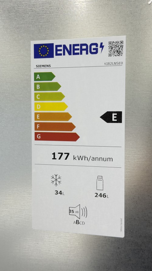 Siemens 279 L, KI82LNSEO, Combina frigorifică incorporabilă Low Frost, Clasa E, Made in Germany 🇩🇪