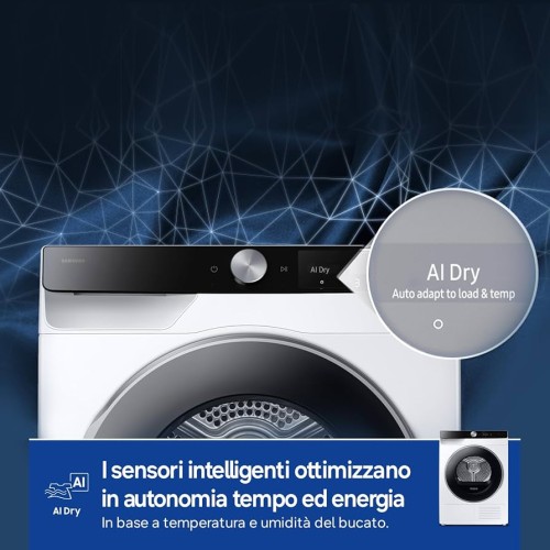 Samsung 9KG DV90DG6845LK Uscător rufe cu pompă de căldură AI Control Clasa A WiFi import Germania 🇩🇪