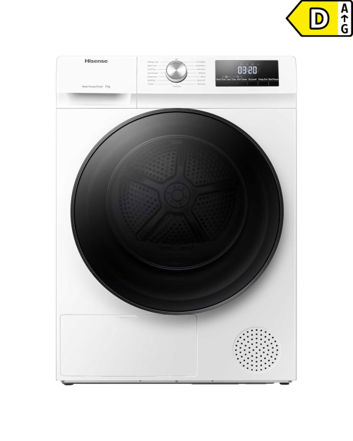 Hisense 9KG DHQA902U Uscător rufe cu pompă de căldură Clasa D Quick Dry Allergy Care import Polonia 🇵🇱