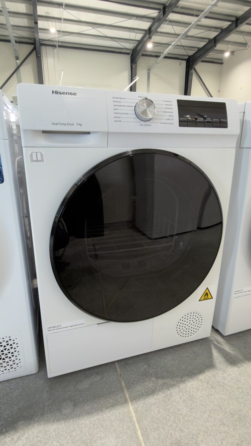 Hisense 9KG DHQA902U Uscător rufe cu pompă de căldură Clasa D Quick Dry Allergy Care import Polonia 🇵🇱