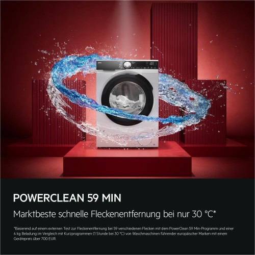 AEG 8KG LR8BI7480 Mașină de spălat rufe încorporabilă PowerClean Clasa A 1400RPM import Germania 🇩🇪