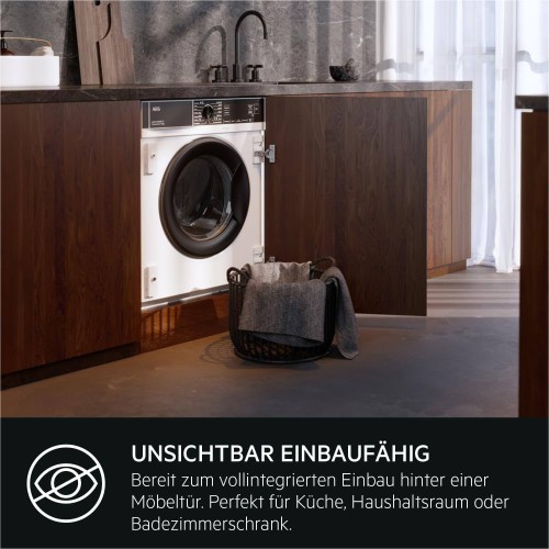AEG 8KG LR8BI7480 Mașină de spălat rufe încorporabilă PowerClean Clasa A 1400RPM import Germania 🇩🇪
