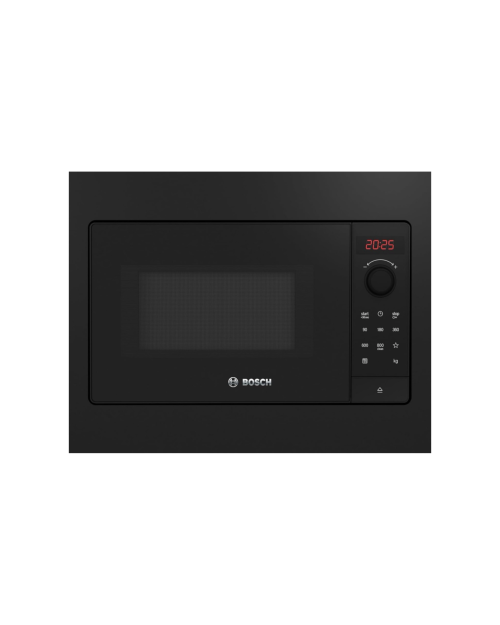 Bosch 20L, 800W, BFL523MB4/08, Cuptor cu microunde incorporabil negru, import Germania 🇩🇪