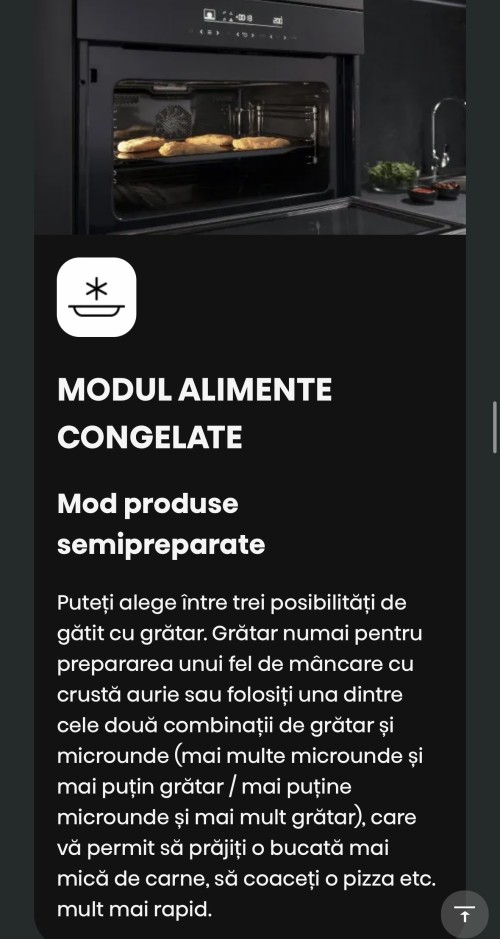 Hisense 50L, BIM45342ADBG, Cuptor compact incorporabil cu Microunde Combo, Air Fry, 600W, Touch Control, import Germania 🇩🇪