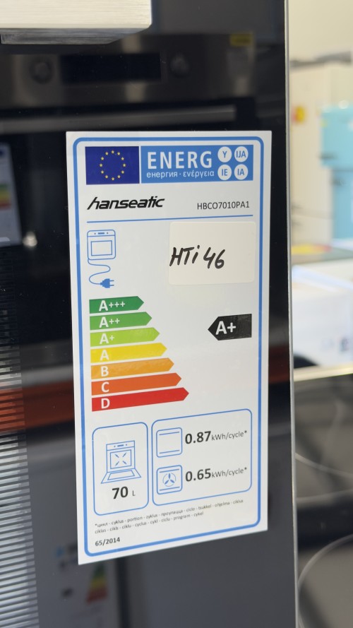 Hanseatic 70L, 60cm, HBC07010PA1 Set incorporabil + plită vitroceramică Schott Ceran – A+, multifuncțional, import Germania 🇩🇪
