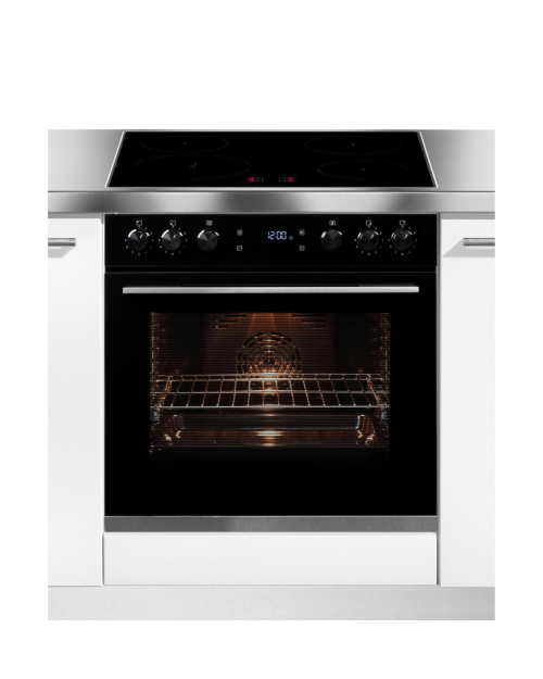 Hanseatic HBCO7210A1 + HI46074CA – 72L, A+, Set incorporabil plitavitroceramică + cuptor electric , touch control, import Germania 🇩🇪