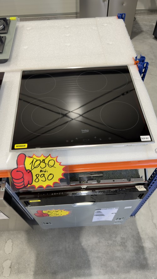 Beko 4 zone, BBSM12320X, Plită vitroceramică Touch Control, Schott Ceran, import Germania 🇩🇪