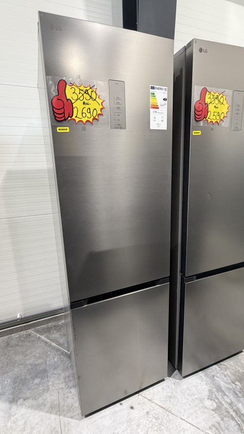 LG 375L, GBBS525CPY – Metal Fresh, AI Inverter, consum redus și spațiu XXL, import Germania 🇩🇪