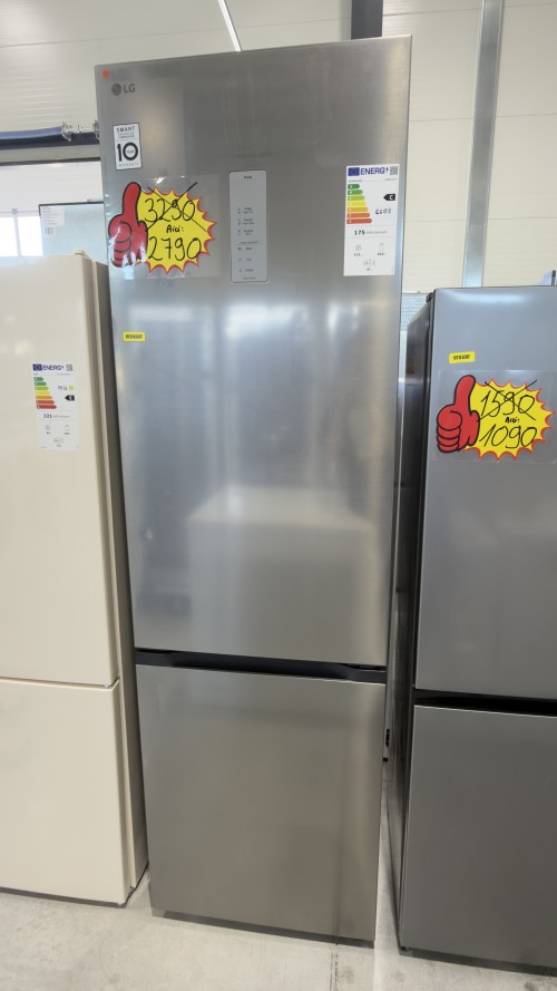 LG 375L, GBBS525CPY – Metal Fresh, AI Inverter, consum redus și spațiu XXL, import Germania 🇩🇪