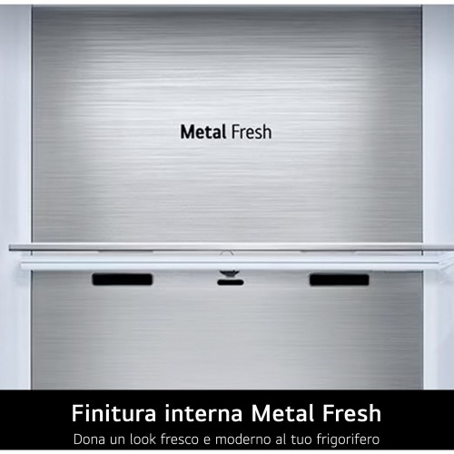 LG 375L, GBBS525CPY – Metal Fresh, AI Inverter, consum redus și spațiu XXL, import Germania 🇩🇪