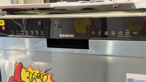 Siemens 13 seturi, SN43ES28AE – Mașină de spălat vase Clasa A, Home Connect, varioSpeed Plus