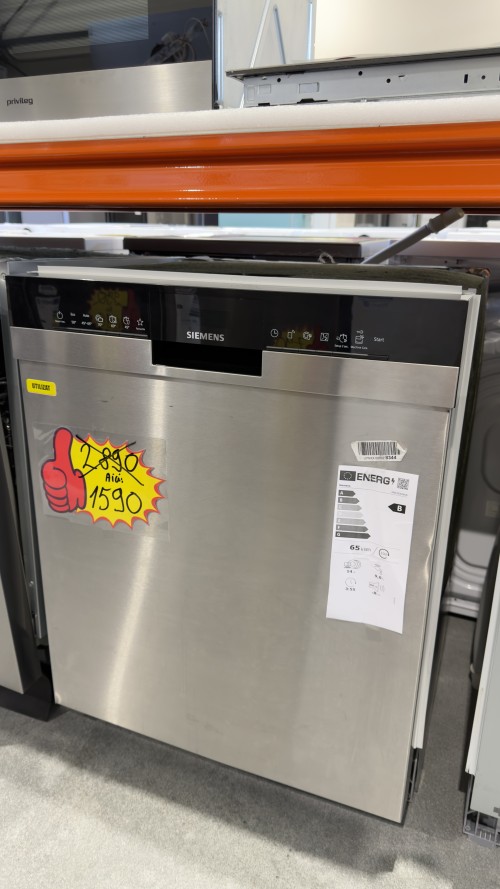 Siemens 14 seturi, SN43ES06VE – Mașină de spălat vase Clasa B, inox, autoOpen Dry import Germania 🇩🇪