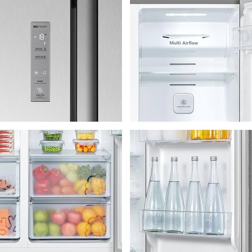 Hisense 519L, RS677N4ACC Side-by-Side frigider No Frost Multi Airflow import Germania 🇩🇪