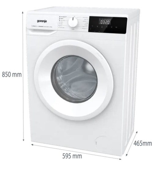 Gorenje 7 kg, WNHPI72SCS, Mașină de spălat rufe Clasa C, Inverter PowerDrive, import Germania 🇩🇪