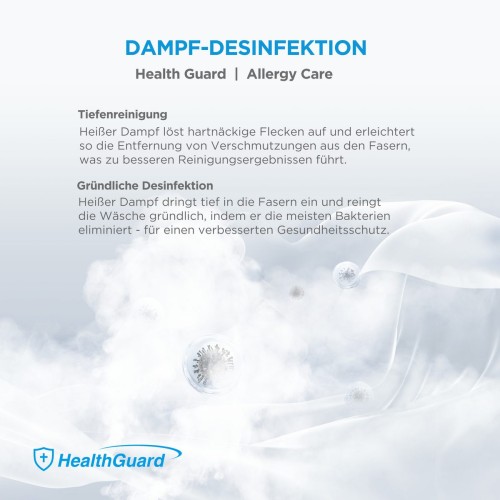 Midea 9 kg, MF11EW90BA10, Mașină de spălat rufe Clasa A, Steam Health Guard, import Germania 🇩🇪