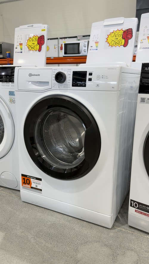 Bauknecht 8 KG Super Eco 845 A – Mașină de spălat rufe, Clasa A, Inverter Motor, import Germania 🇩🇪