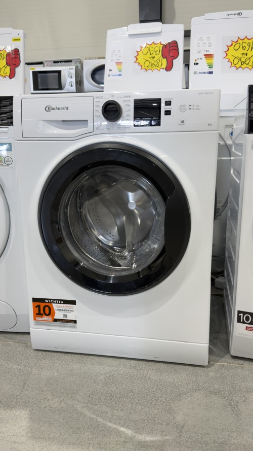 Bauknecht 8 KG Super Eco 845 A – Mașină de spălat rufe, Clasa A, Inverter Motor, import Germania 🇩🇪
