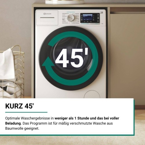 Bauknecht 8 kg, B6R 88 SILENCE DE, Mașină de spălat rufe Clasa A, import Germania 🇩🇪