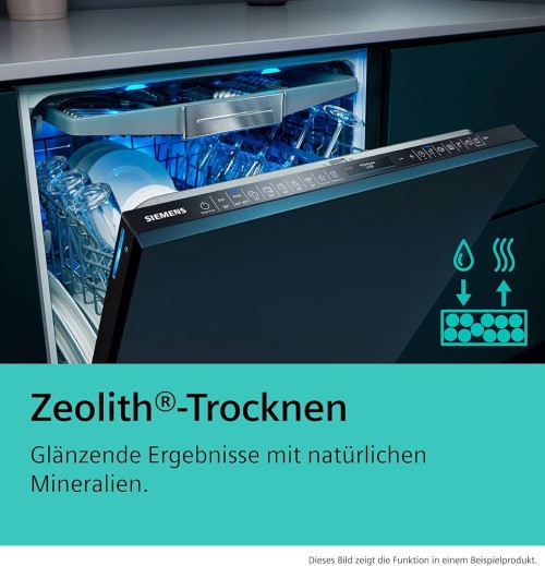 Siemens 14 seturi, SN87TX00CE, Mașină de spălat vase încorporabilă Zeolith, import Germania 🇩🇪