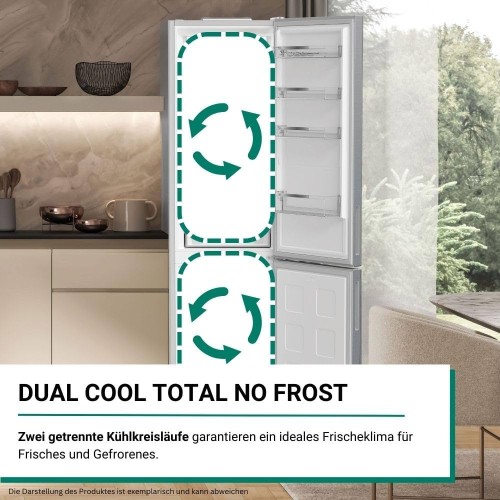 Bauknecht 355 L, KGDNF 203 A, Combină frigorifică Multi Zone, clasa A, import Germania 🇩🇪