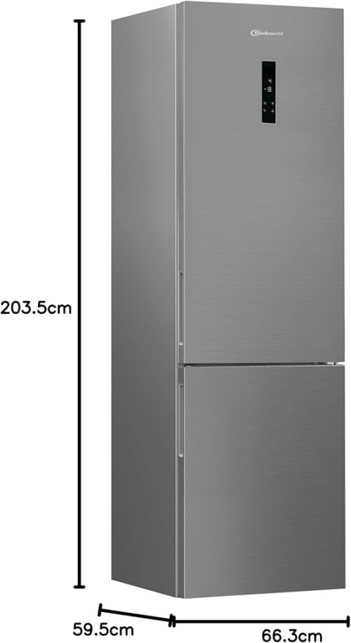 Bauknecht 355 L, KGDNF 203 C, Combină frigorifică  Clasa C, Dynamic Intelligence, Total No Frost, import Germania 🇩🇪