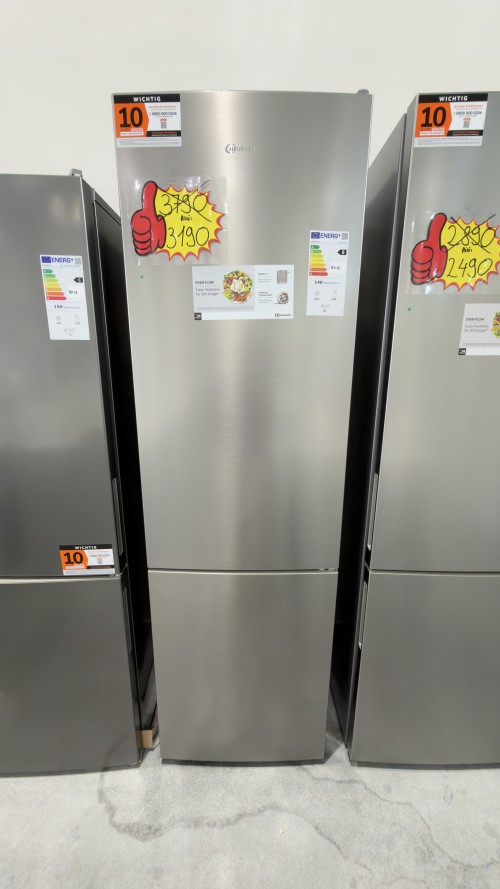 Bauknecht 355 L, B9M 951S OX, Combină frigorifică Dynamic Intelligence, clasa B, import Germania 🇩🇪