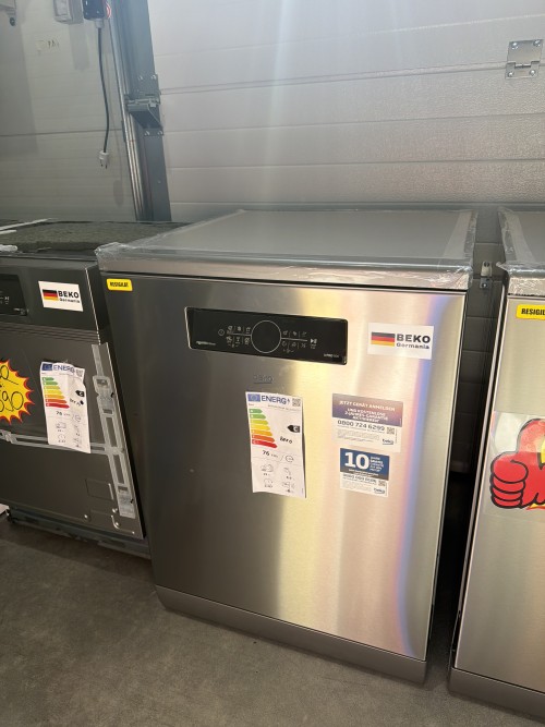 Beko 15 seturi, BDFN36541XP, Mașină de spălat vase independentă import clasa C Germania 🇩🇪