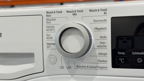 Bauknecht 9 kg / 6 kg WT Super Eco 96S 41 N – Mașină de spălat cu uscător, Clasa A/D, Steam, ProInverter, import Germania 🇩🇪