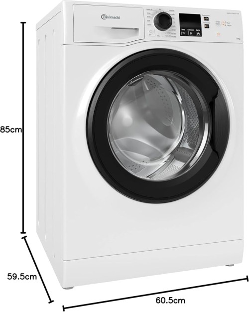 Bauknecht 10 KG, BPW 1014 A – Mașină de spălat rufe Clasa A, 1400 rpm, Inverter Motor, import Germania 🇩🇪