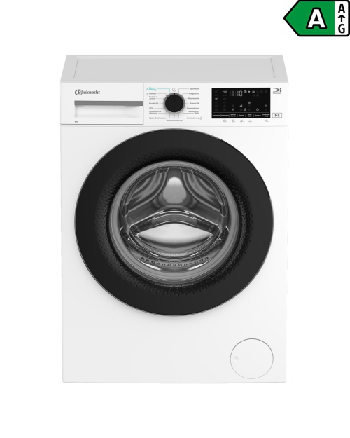 Bauknecht 9 KG, B WM 9A9 BS – Mașină de spălat rufe Clasa A, WiFi HomeWhiz, Steam Therapy, import Germania 🇩🇪