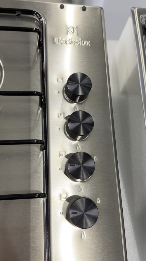 Electrolux 60cm, EGS64041X – Plită pe gaz 4 arzătoare, 8 kW, inox, import Suedia 🇸🇪