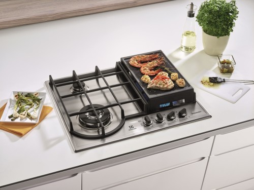 Electrolux 60cm, EGH63498OX – Plită pe gaz Bridge Burner, 8,7 kW, grătare fontă, import Germania 🇩🇪