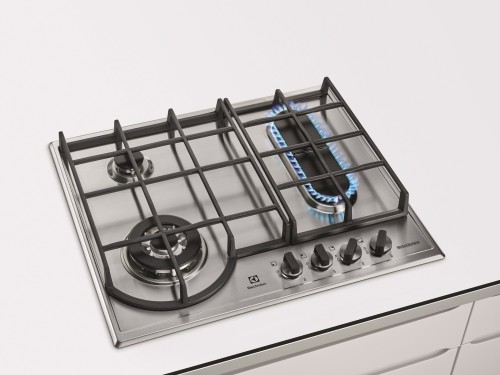 Electrolux 60cm, EGH63498OX – Plită pe gaz Bridge Burner, 8,7 kW, grătare fontă, import Germania 🇩🇪