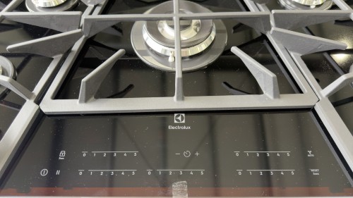 Electrolux 88 cm, KGV9539IK – Plită pe gaz, 5 arzătoare, Wok Multi Crown, Touch Control, Hob2Hood, import Suedia 🇸🇪