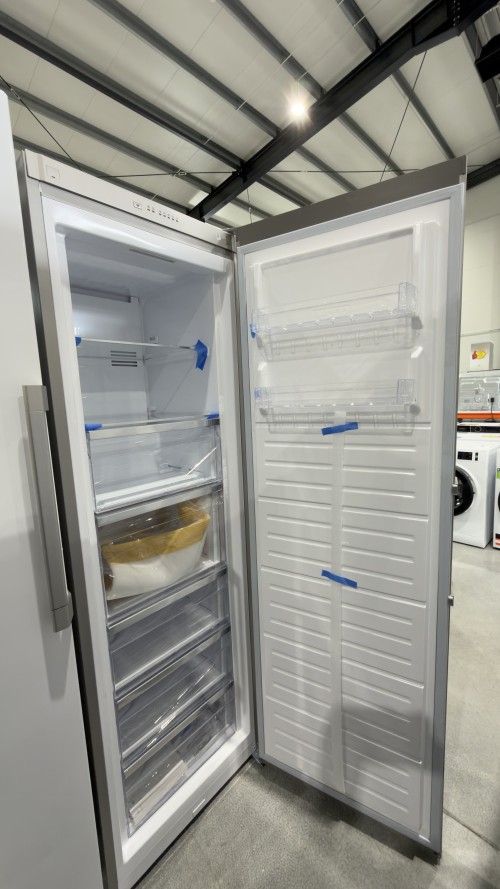 Electrolux 278L Y700DFX – Congelator vertical cu sertare No Frost Clasa D, inox, import Suedia 🇸🇪