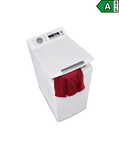 Hanseatic 7,5 KG HTW7512A – Mașină de spălat rufe cu încărcare verticală Clasa A, 1200 rpm, import Germania 🇩🇪