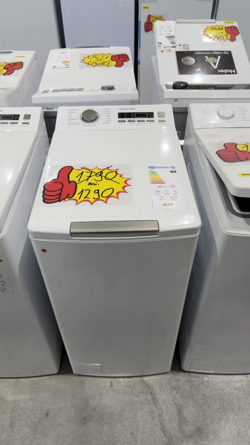 Hanseatic 7,5 KG HTW7512A – Mașină de spălat rufe cu încărcare verticală Clasa A, 1200 rpm, import Germania 🇩🇪