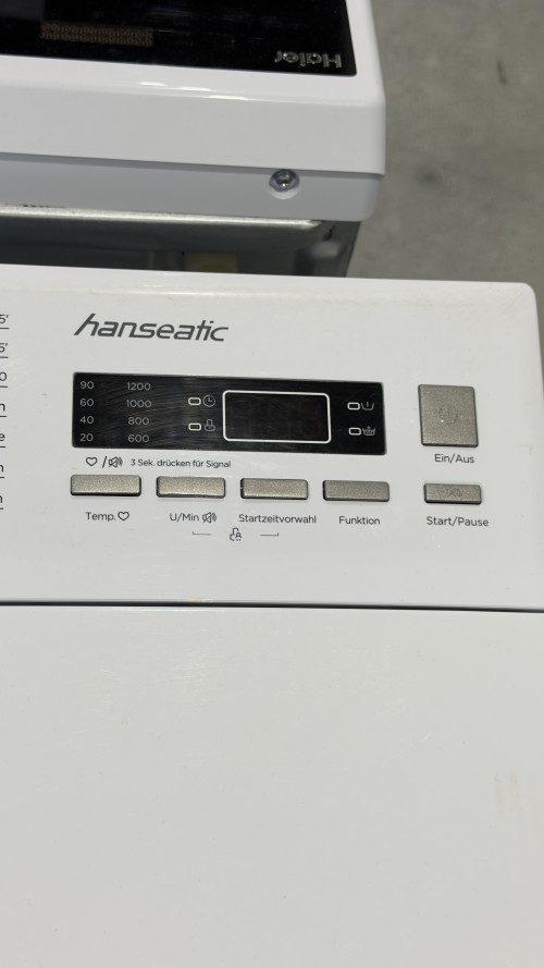 Hanseatic 7,5 KG HTW7512A – Mașină de spălat rufe cu încărcare verticală Clasa A, 1200 rpm, import Germania 🇩🇪