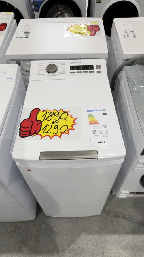 Hanseatic 7,5 KG HTW7512A – Mașină de spălat rufe cu încărcare verticală Clasa A, 1200 rpm, import Germania 🇩🇪