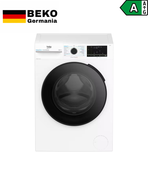 Beko 8 kg BM3WFU4841A + BM3T38230FH – Set mașină de spălat și uscător, Clasa A + D, SteamTherapy, ProSmart Inverter, import Germania 🇩🇪